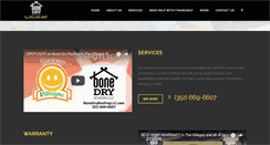 Desktop Screenshot of bonedryroofingllc.com